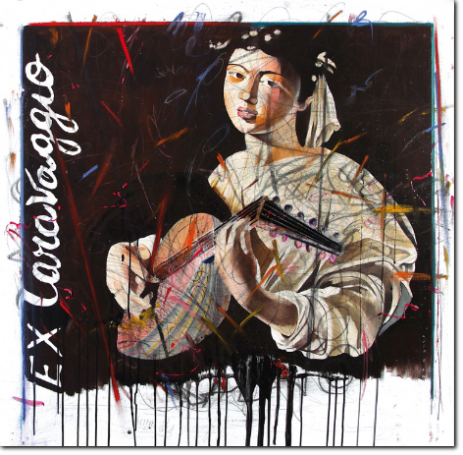 Enrico Manera - Ex Caravaggio - Anno 1992 - Smalti e tecnica mista su tela - cm 100X100X3
