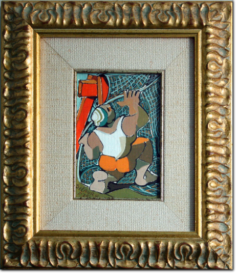 Francesco Di Lauro - Marinaio e Rete cm 15X10