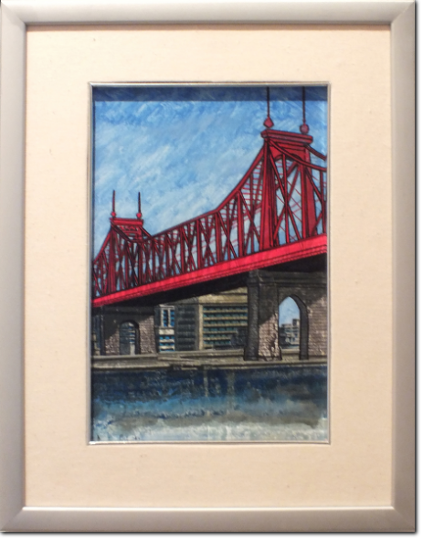 Tonino Caputo - Queen Bridge cm 30X20 Tecnica Mista e Tempera alla Caseina su Tela