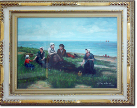 Vincenzo Napoleone -  Sulle Dune di Pescara cm 50X70