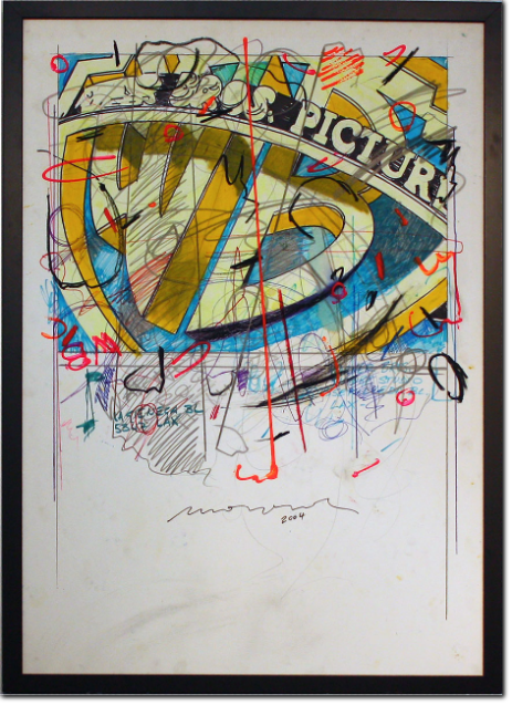 Enrico Manera - Warner Bros - Anno 2004 - Tecnica mista su Carta - cm 100x70
